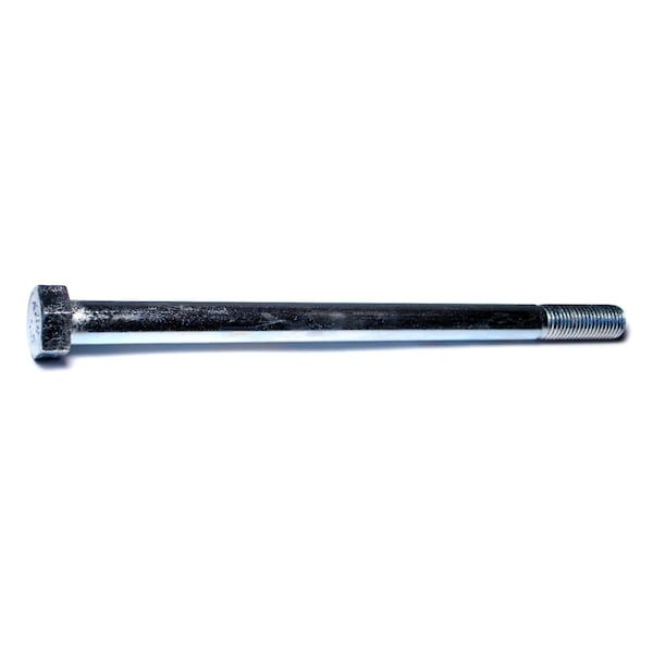 Midwest Fastener Grade 2, 3/4"-10 Hex Head Cap Screw, Zinc Plated Steel, 12 in L, 10 PK 00177 - main